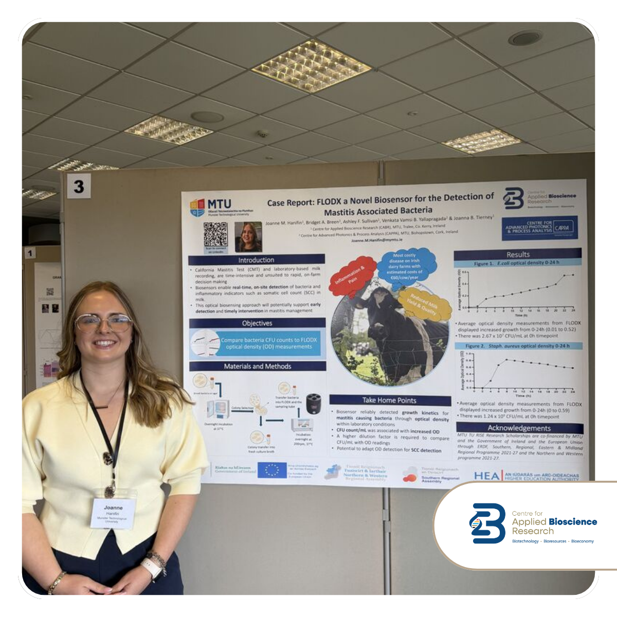 CABR PhD Researcher Presented at the 38th British Mastitis Conference (BMC) (Thumbnail)