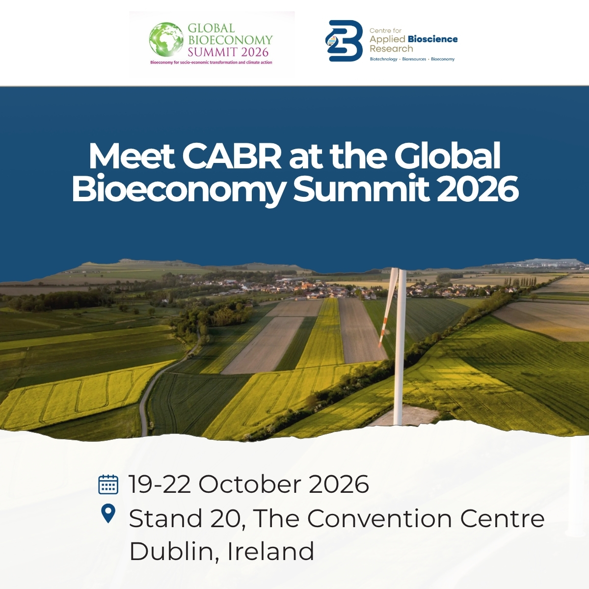 CABR at the Global Bioeconomy Summit (2026) CABR at the Global Bioeconomy Summit (2026)